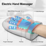 Wireless Hand Massager with Heat & Air Compression for Pain Relief